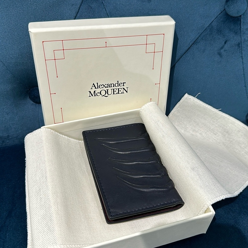 Alexander McQueen Black Card Holder